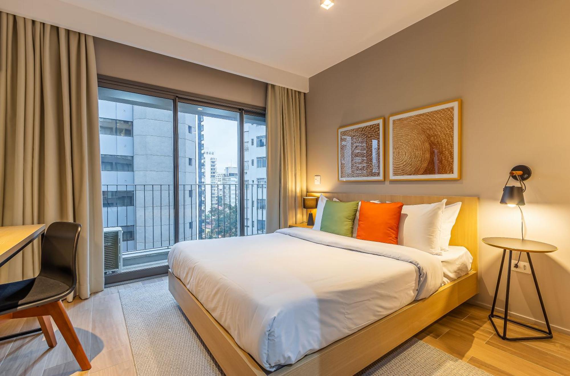 Apartamentos Proximos Ao Masp E A Metros Da Estacao Consolacao E Avenida Paulista - Next Haddock São Paulo Quarto foto