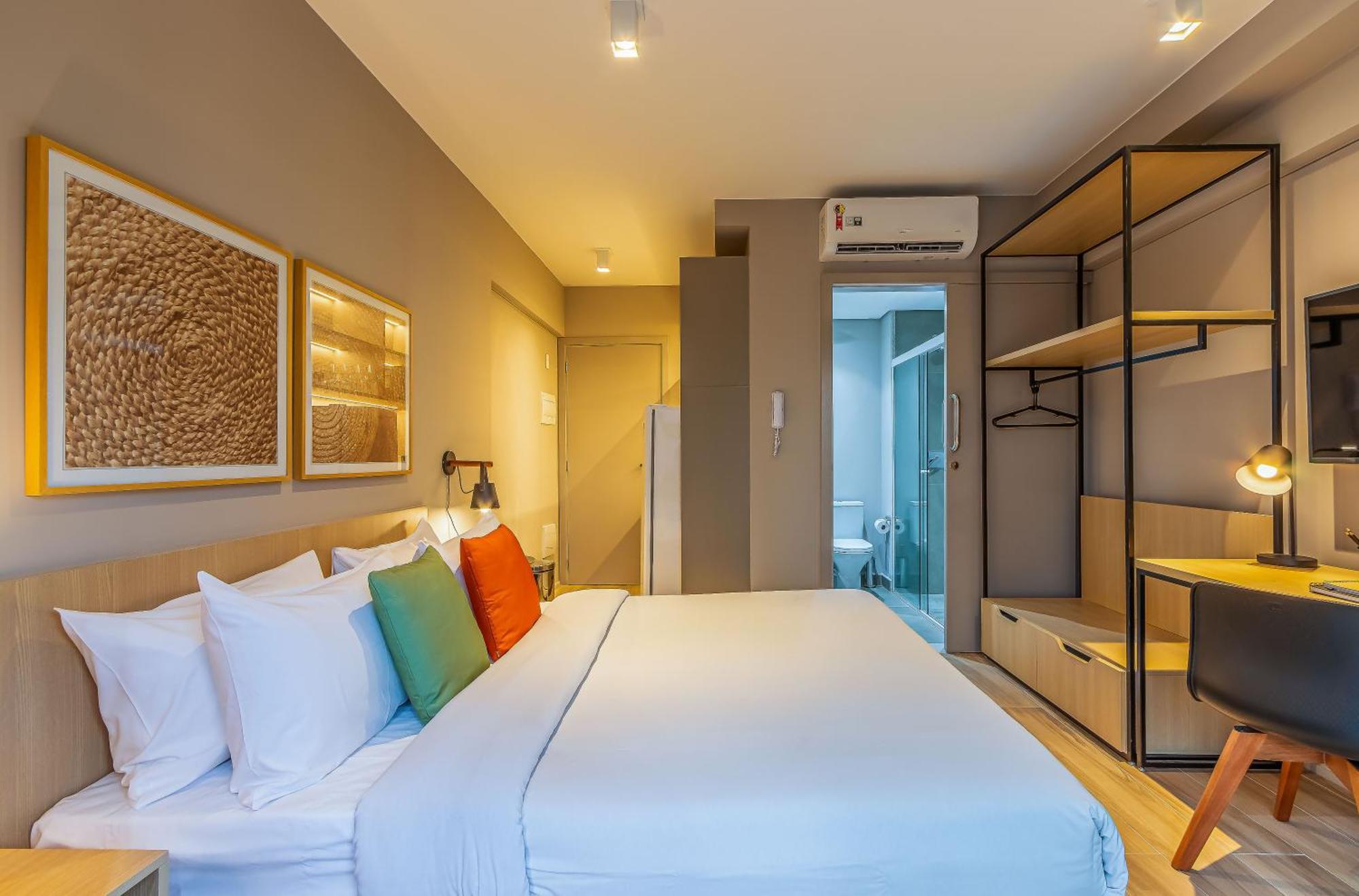 Apartamentos Proximos Ao Masp E A Metros Da Estacao Consolacao E Avenida Paulista - Next Haddock São Paulo Quarto foto
